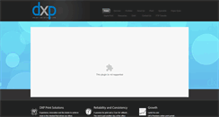 Desktop Screenshot of dxp-print-solutions.com