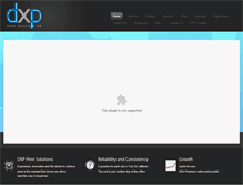 Tablet Screenshot of dxp-print-solutions.com